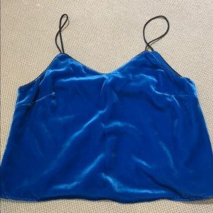 Blue Velvet Tanktop